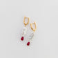 Pearl & Flame Earrings